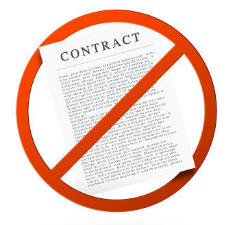 no contract